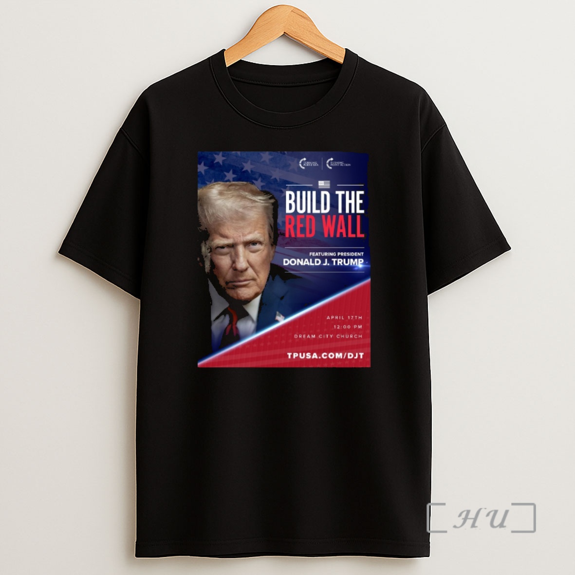 Officials Build The Red Wall Featuring President Donald J Shirt Sweatshirt Tee