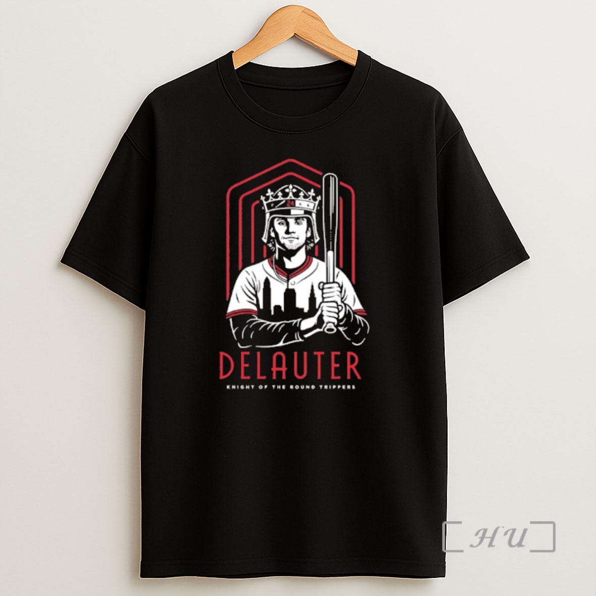 Officials Chase Delauter Knight Of The Round Trippers Cleveland Guardians Shirt Sweatshirt Tee