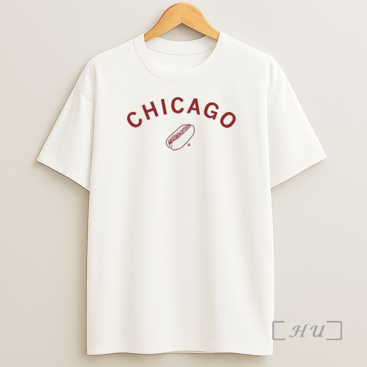Officials Chicago Hot Dog Curved Heavyweight Shirt Sweatshirt Tee
