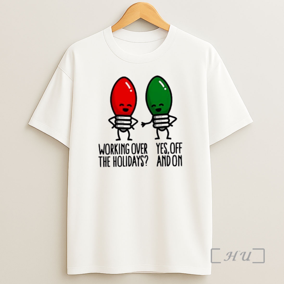 Officials Christmas Lights Pun Working Over Holidays Funny 2025 Shirt Sweatshirt Tee