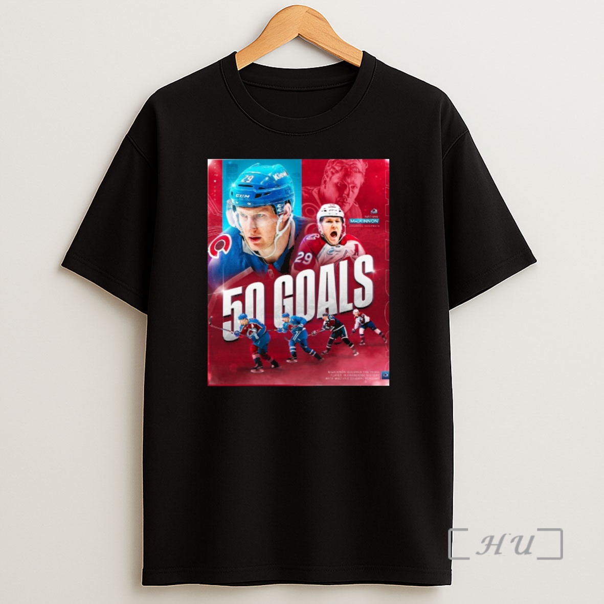 Officials Colorado Avalanche Nathan Mackinnon 50 Goal Seasons In Nhl Career Shirt Sweatshirt Tee
