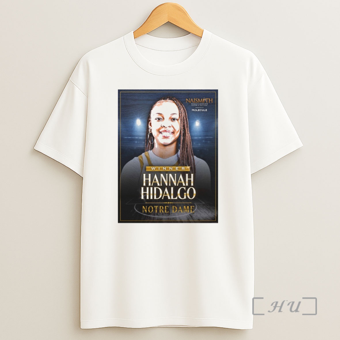 Officials Congratulations Hannah Hidalgo Notre Dame 2026 Naismith Womens College Defensive Player Of The Year Shirt Sweatshirt Tee