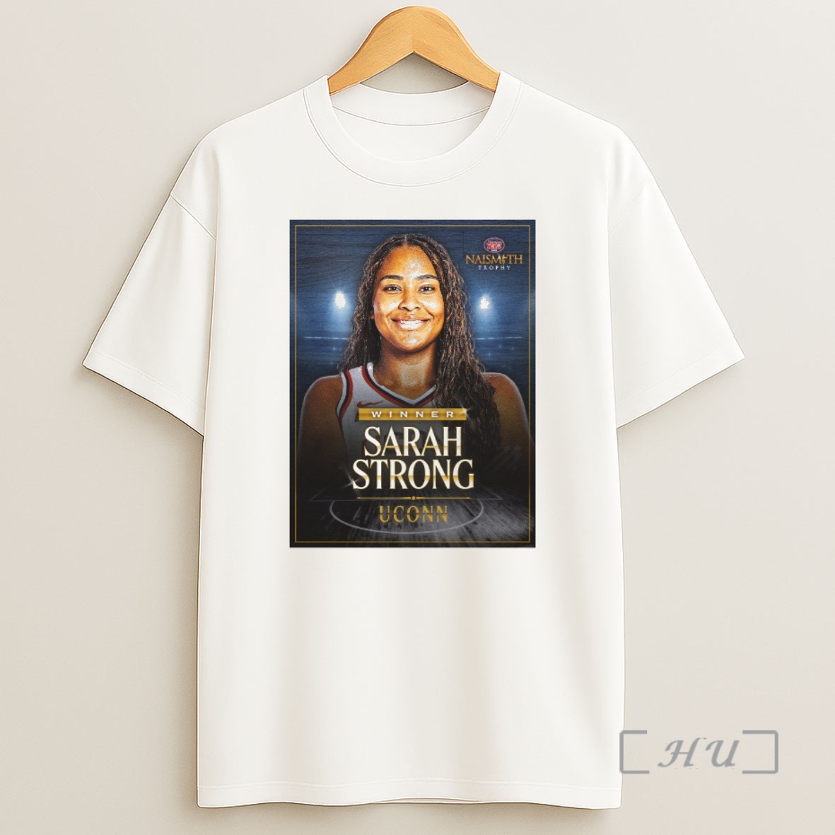 Officials Congratulations Sarah Strong Uconn 2026 Jersey Mikes Naismith Womens College Player Of The Year Shirt Sweatshirt Tee
