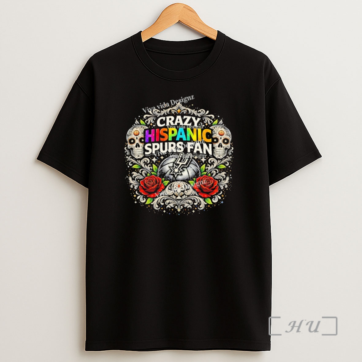 Officials Crazy Hispanic Spurs Fan Sugar Skull San Antonio Spurs Basketball 2026 Shirt Sweatshirt Tee