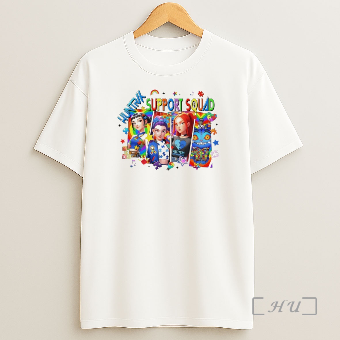 Officials Demon Hunter Huntrix K Pop Autism Awareness Shirt Sweatshirt Tee