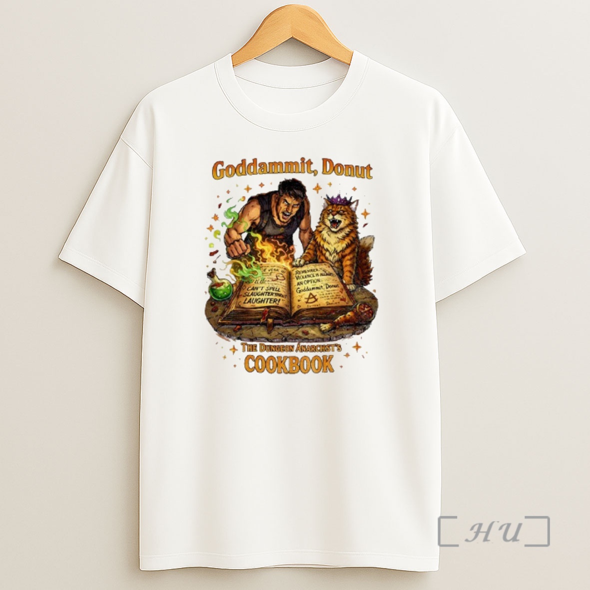 Officials Dungeon Crawler Goddammit Donut The Dungeon Anarchists Cookbook Shirt Sweatshirt Tee