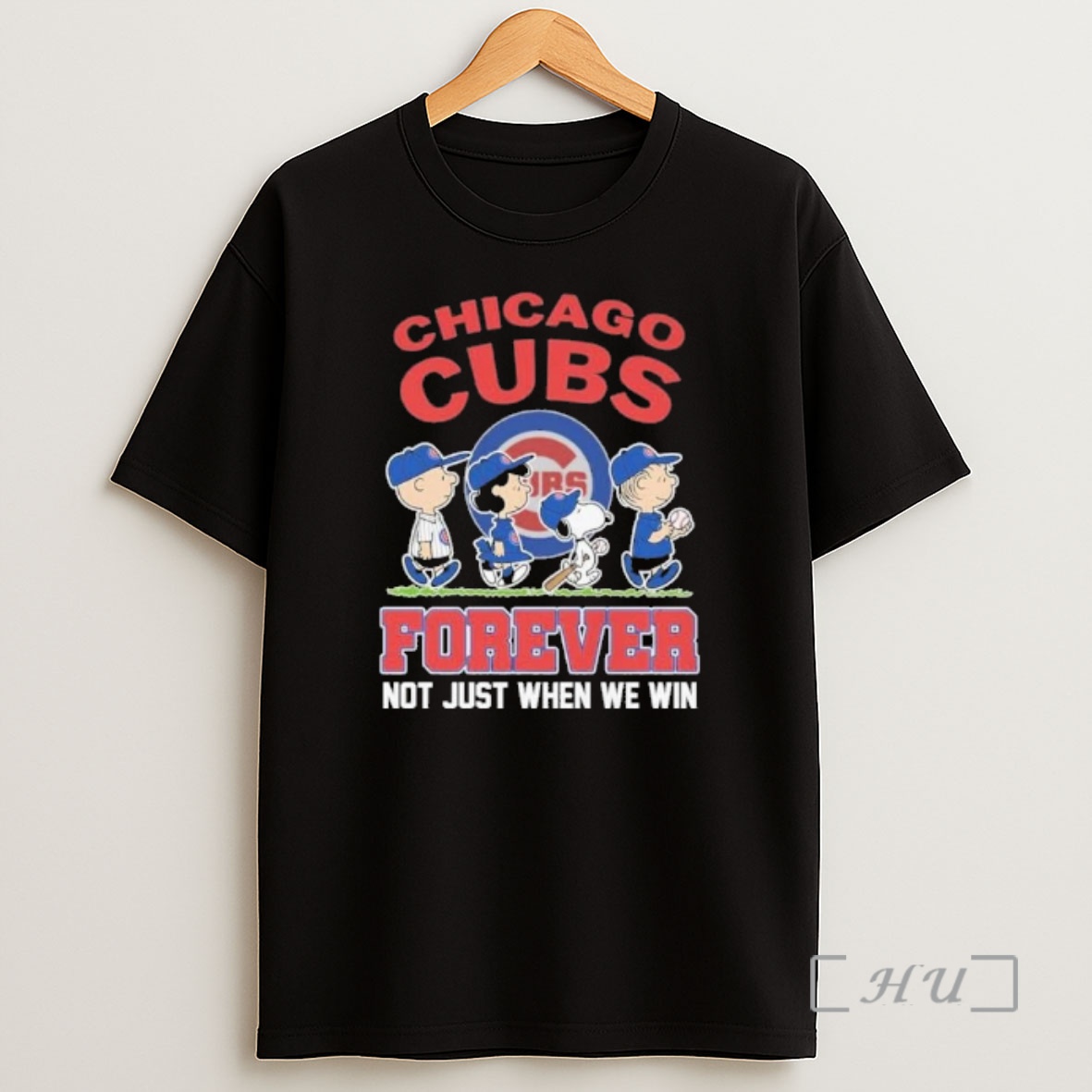 Officials Forever The Peanuts Characters X Chicago Cubs Baseball Shirt Sweatshirt Tee