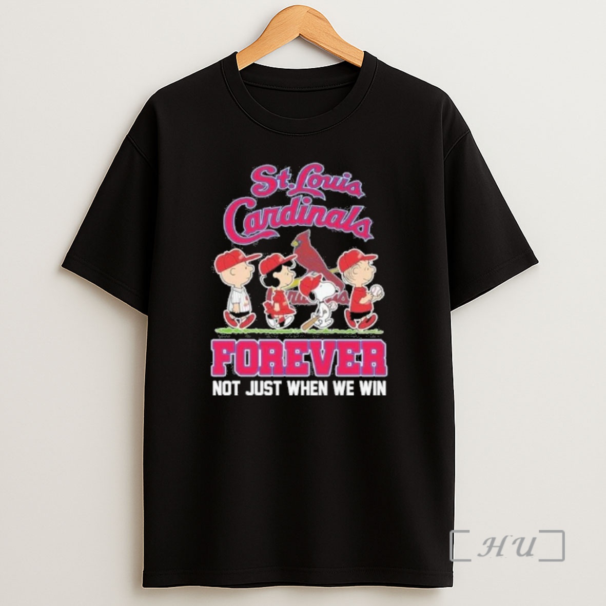 Officials Forever The Peanuts Characters X St Louis Cardinals Baseball Shirt Sweatshirt Tee