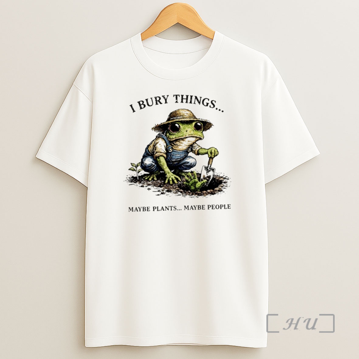 Officials Frog I Bury Things Maybe Plants Maybe People Vintage Shirt Sweatshirt Tee