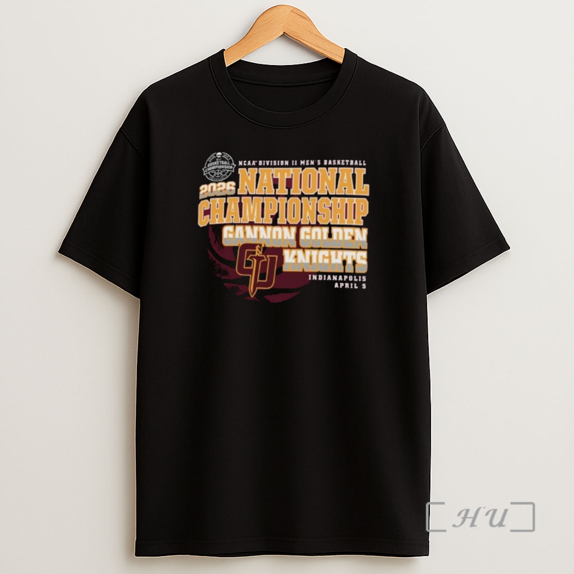 Officials Gannon Golden Knights 2026 Ncaa Dii Mens Basketball National Championship Bound Shirt Sweatshirt Tee