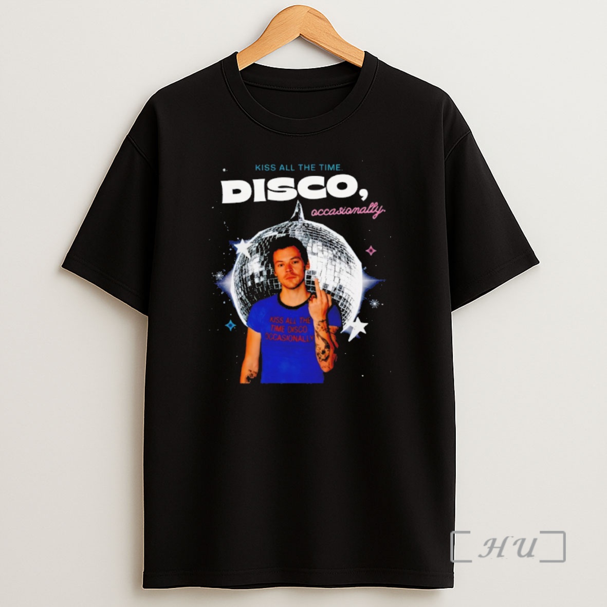 Officials Harry Middle Finger Kiss All The Time Disco Occasionally Vintage Shirt Sweatshirt Tee