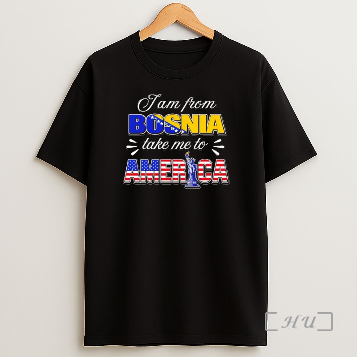 Officials I Am From Bosnia Take Me To American Flag Shirt Sweatshirt Tee