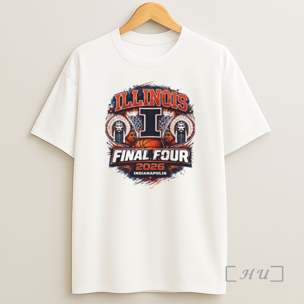 Officials Illinois Fighting Illini Mens Basketball 2026 Final Four Indianapolis Shirt Sweatshirt Tee