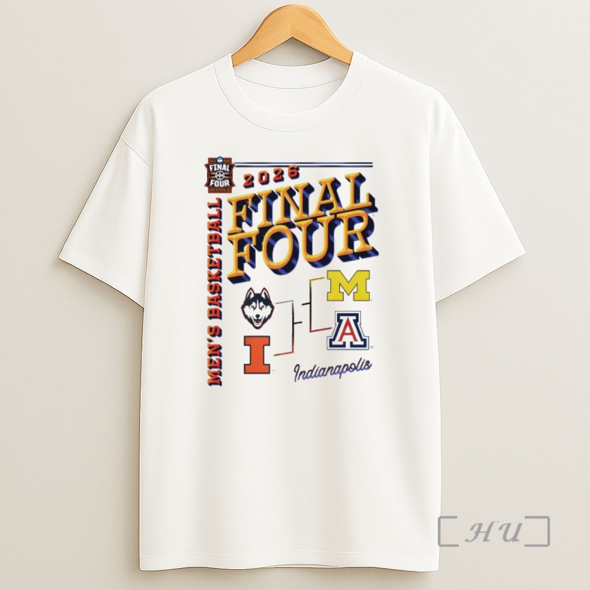 Officials Illinois Huskey Michigan Arizona Basketball 2026 Final Four Shirt Sweatshirt Tee