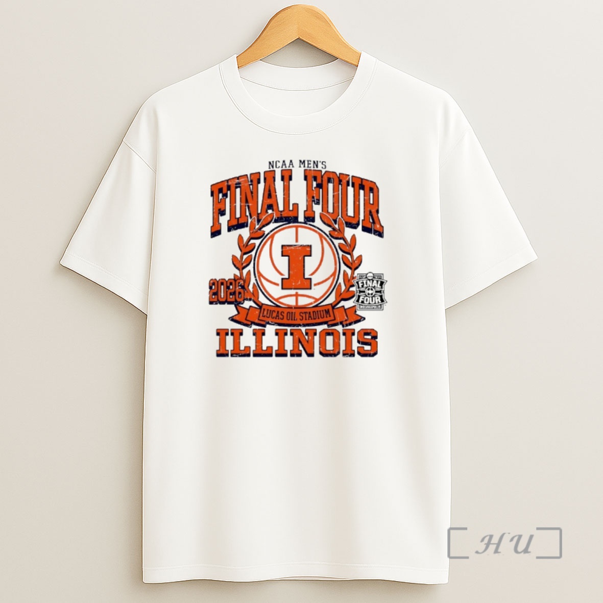 Officials Illinois Illini Final Four 2026 Mens March Madness Basketball Shirt Sweatshirt Tee