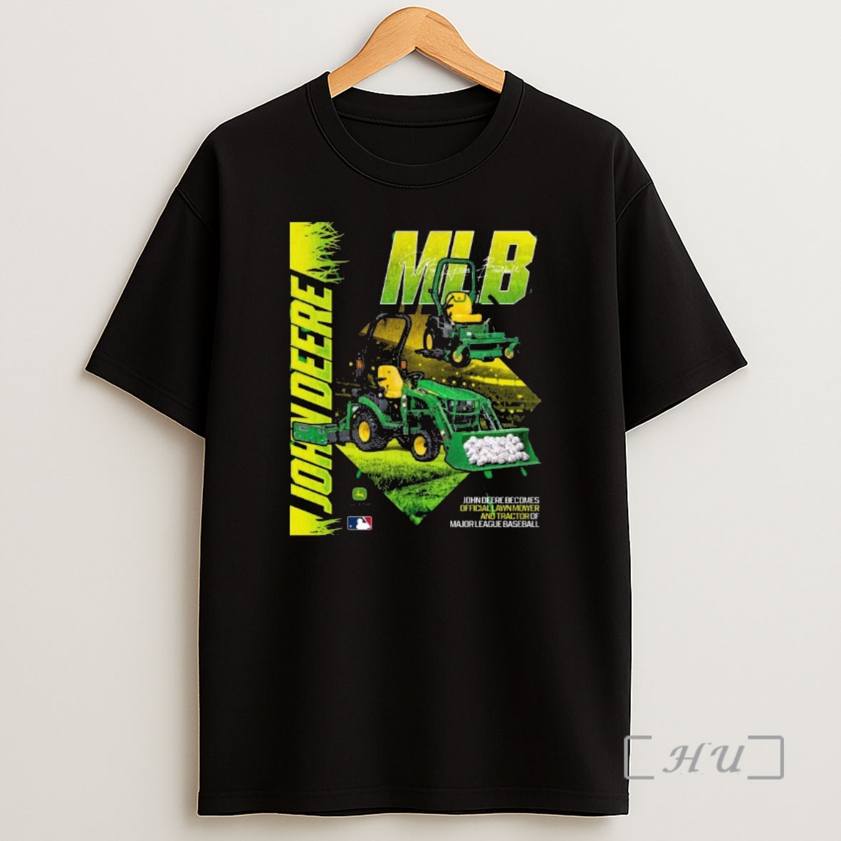 Officials John Deere Becomes Lawn Mower And Tractor Of Major League Baseball Shirt Sweatshirt Tee