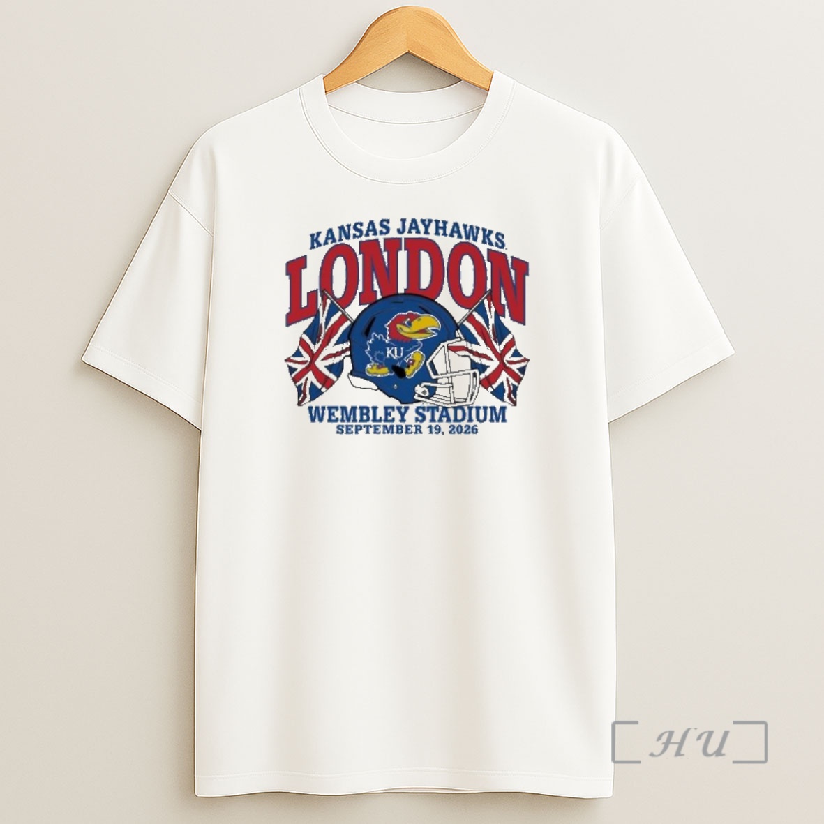 Officials Kansas Jayhawks London Wembley Stadium September 19 2026 Union Jack Classic Shirt Sweatshirt Tee