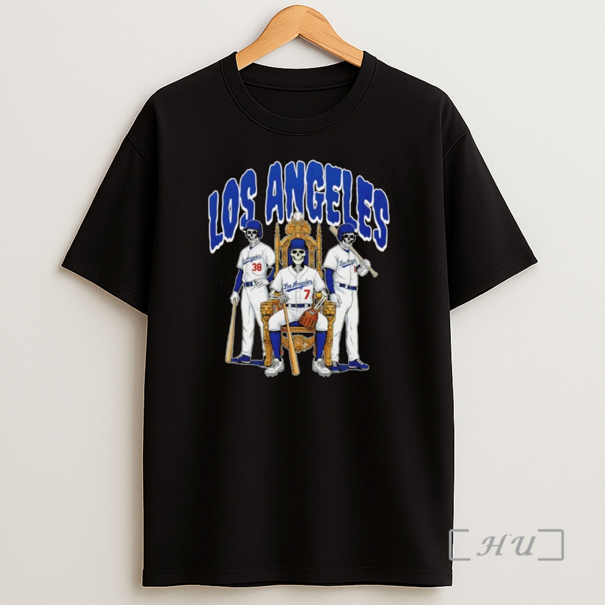 Officials King Skeleton Miguel Rojas Los Angeles Dodgers Baseball 2026 Shirt Sweatshirt Tee