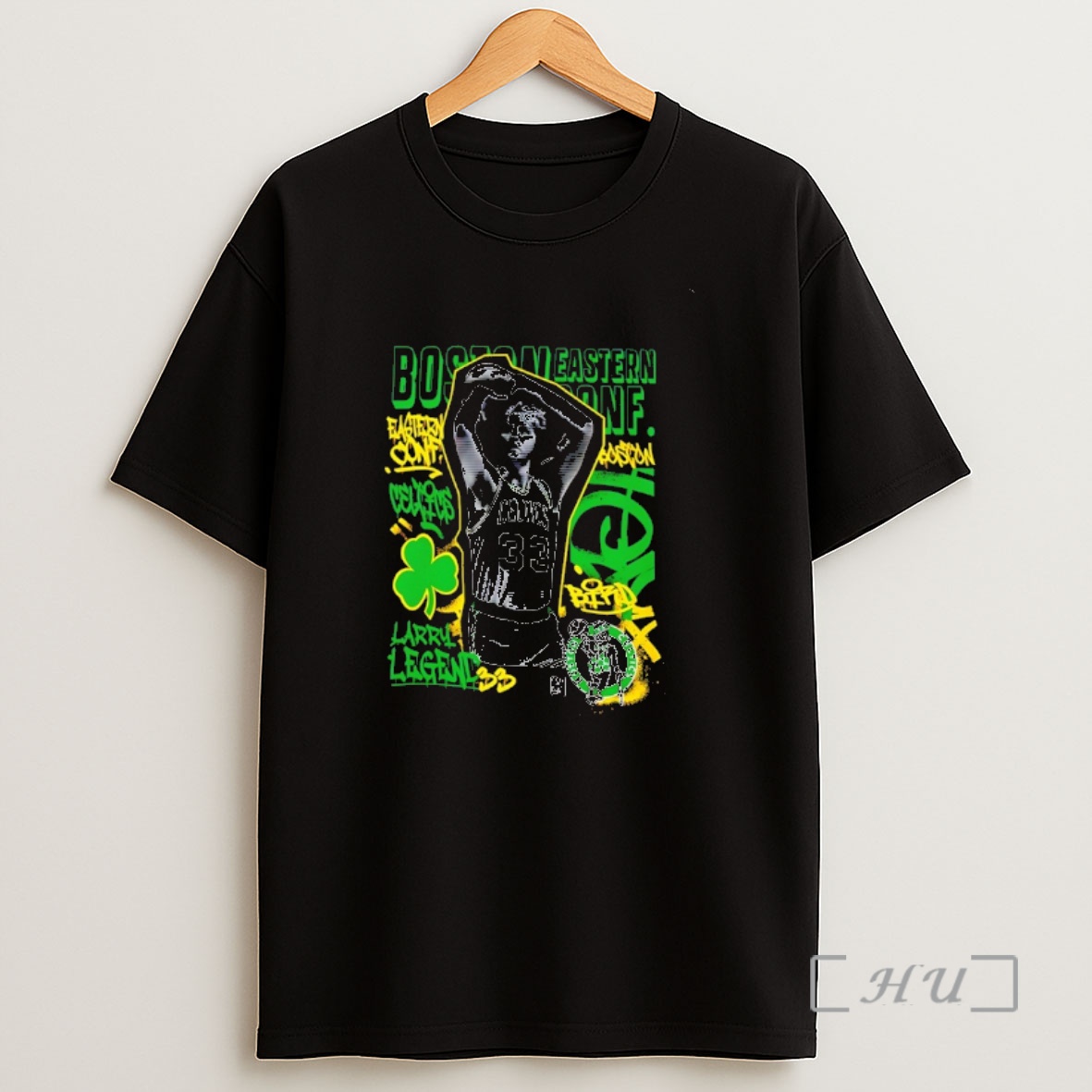 Officials Larry Bird 33 Boston Celtics Star Moment Graphic Art Shirt Sweatshirt Tee