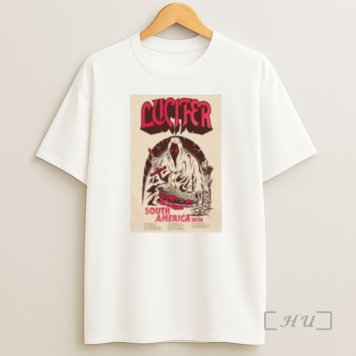 Officials Lucifer The Band South America 2026 Shirt Sweatshirt Tee