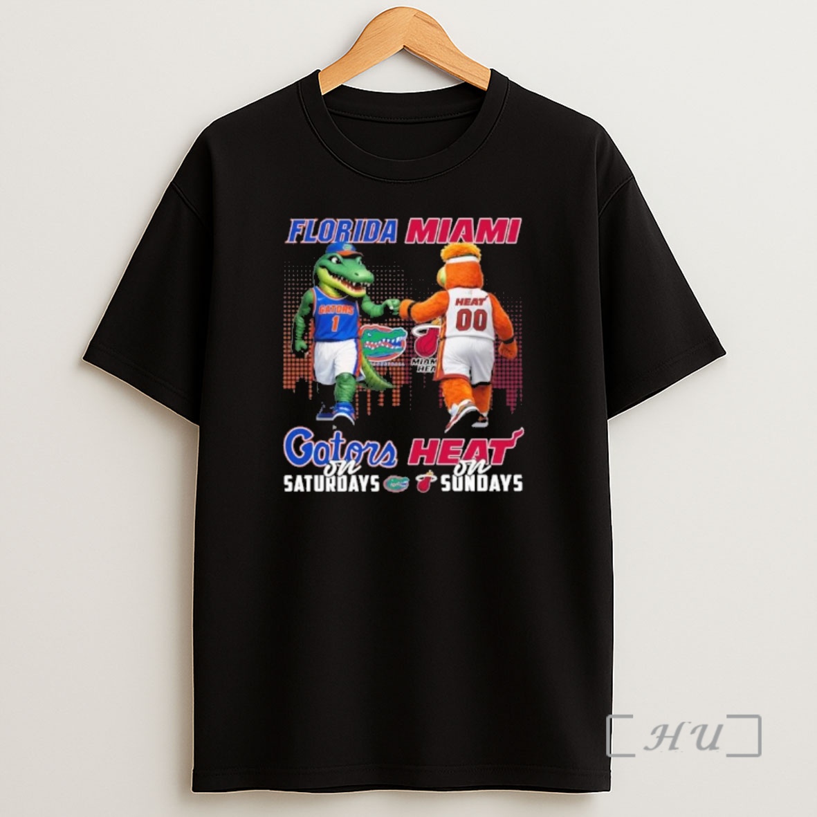 Officials Mascots Florida Gators On Saturdays And Miami Heat On Sundays Shirt Sweatshirt Tee