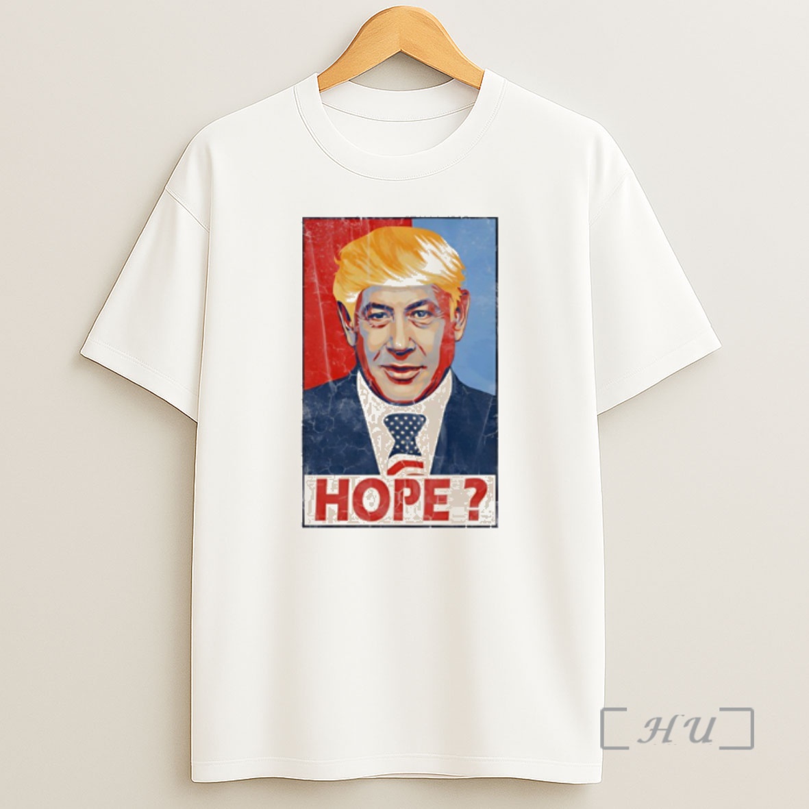 Officials Netanyahu X Trump Hair Hope Campaign Parody Shirt Sweatshirt Tee