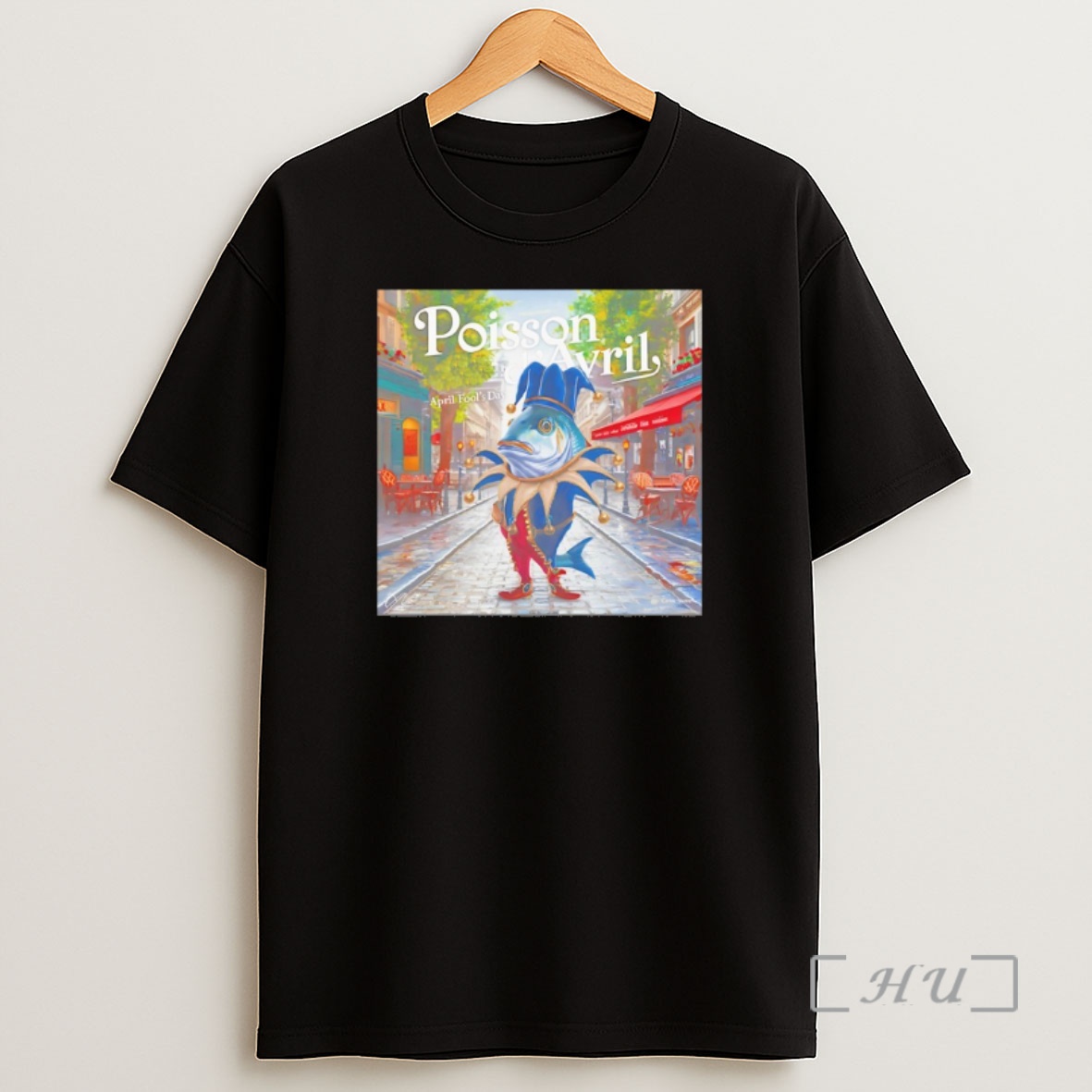 Officials Poisson Davril Fish Mask French April Fools Day Art Shirt Sweatshirt Tee