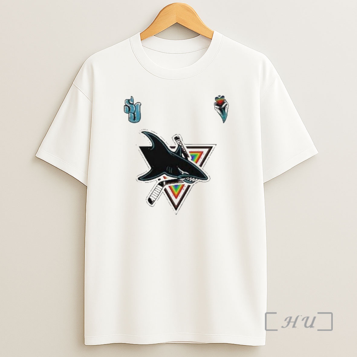 Officials San Jose Sharks Pride Group Night 2026 Shirt Sweatshirt Tee