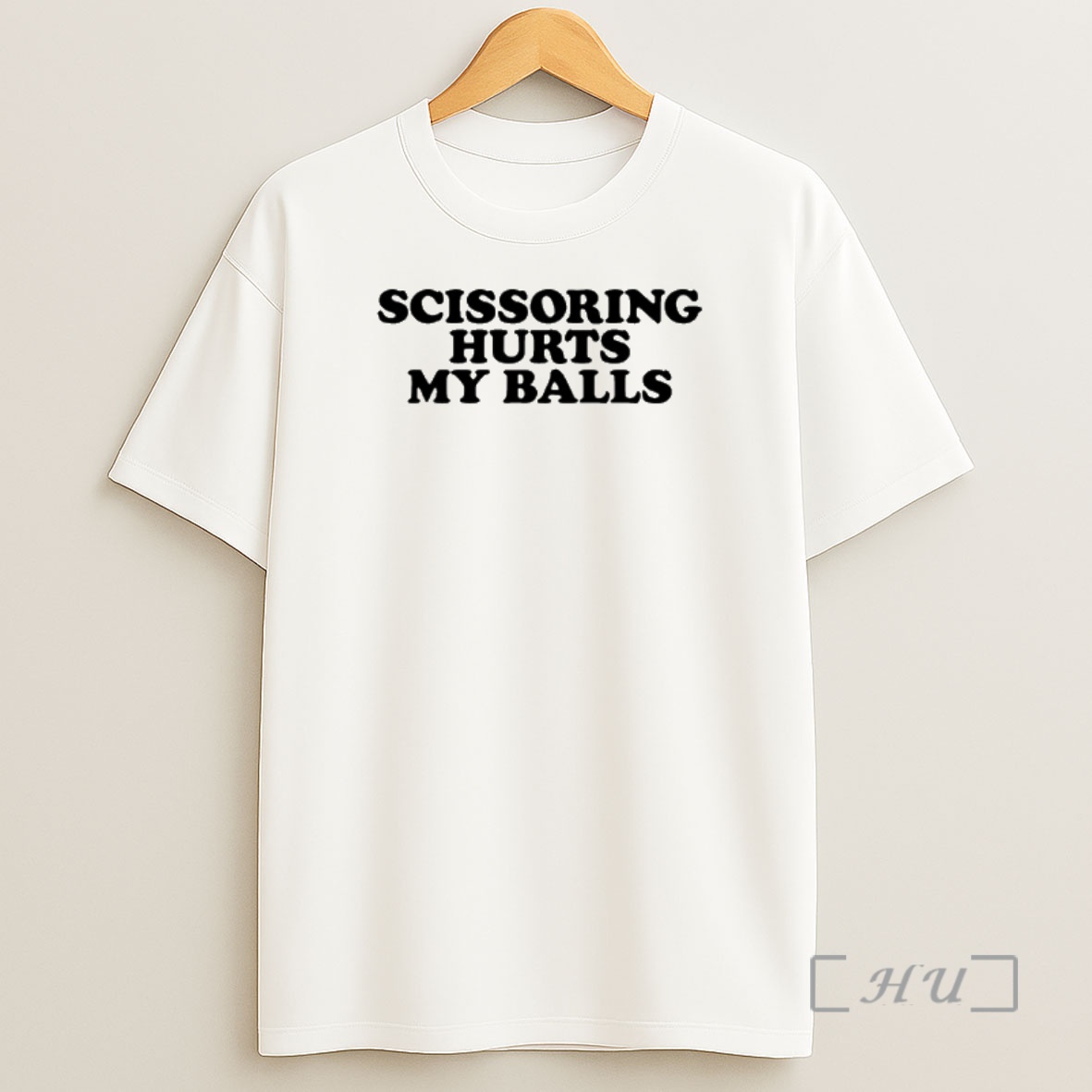 Officials Scissoring Hurts My Balls Text Shirt Sweatshirt Tee