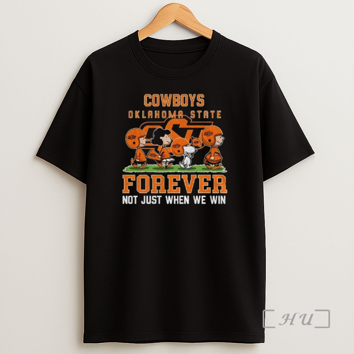 Officials Snoopy And Peanuts X Oklahoma State Cowboys Football Forever Not Just When We Win Shirt Sweatshirt Tee