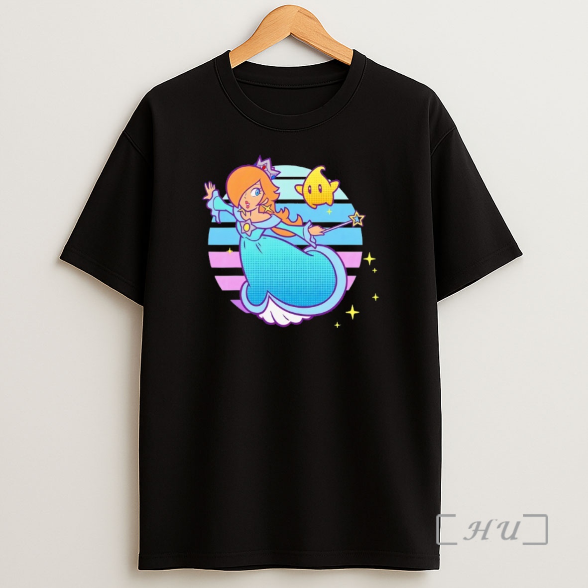 Officials Super Mario Rosalina And Luma Striped Vintage Shirt Sweatshirt Tee