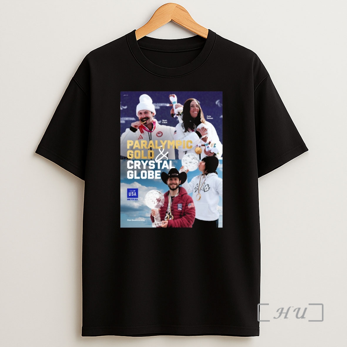 Officials Team Usa One For All 2026 Paralympic Gold Crystal Globe Shirt Sweatshirt Tee