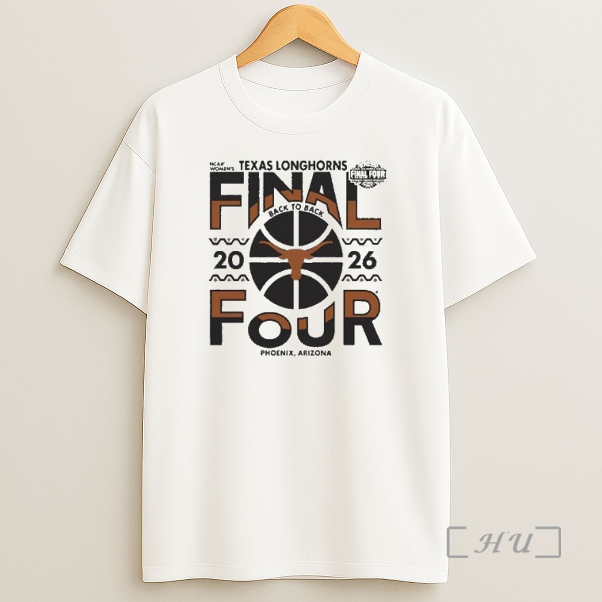 Officials Texas Longhorns 2026 Womens Basketball Final Four Phoenix Arizona Bound Shirt Sweatshirt Tee