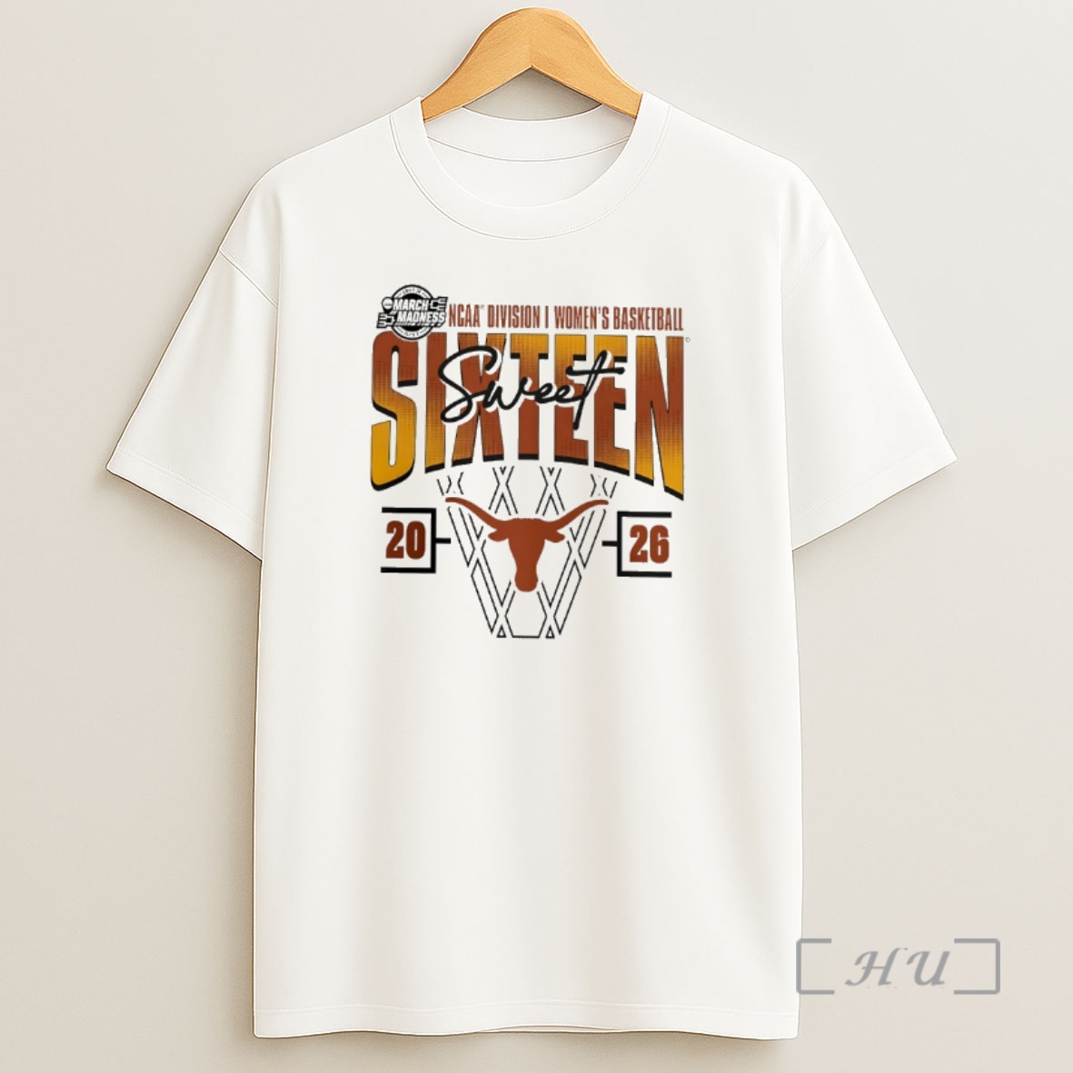 Officials Texas Longhorns Womens Basketball Ncaa Di Sweet 16 2026 Shirt Sweatshirt Tee