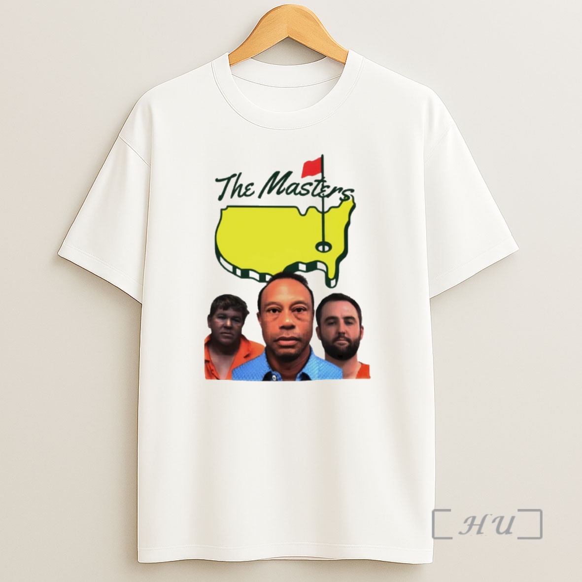 Officials Tiger Woods Scottie Scheffler John Daly Mugshot The Masters Golf Shirt Sweatshirt Tee