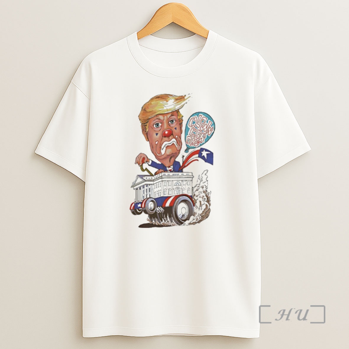 Officials Trump Clown Car Cartoon Shirt Sweatshirt Tee