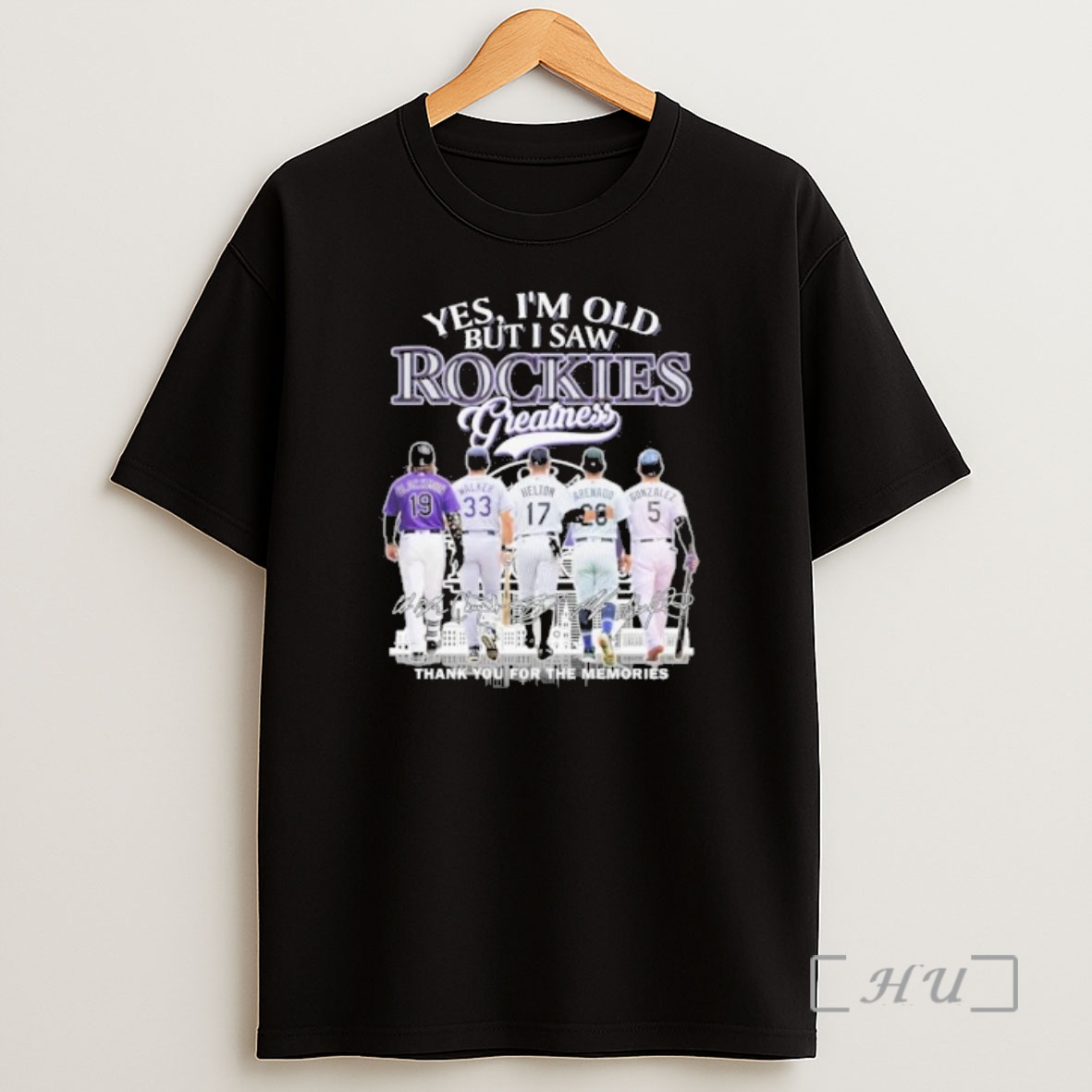 Officials Yes Im Old But I Saw Colorado Rockies Legends Greatness Shirt Sweatshirt Tee