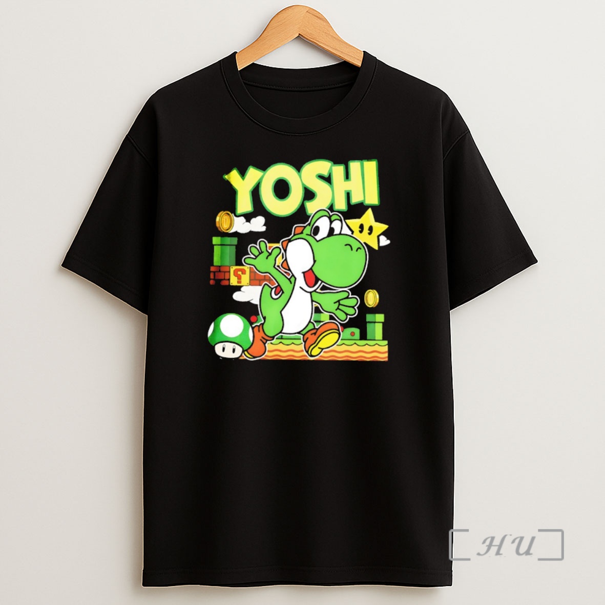Officials Yoshi Super Mario Game 90s Vintage Shirt Sweatshirt Tee