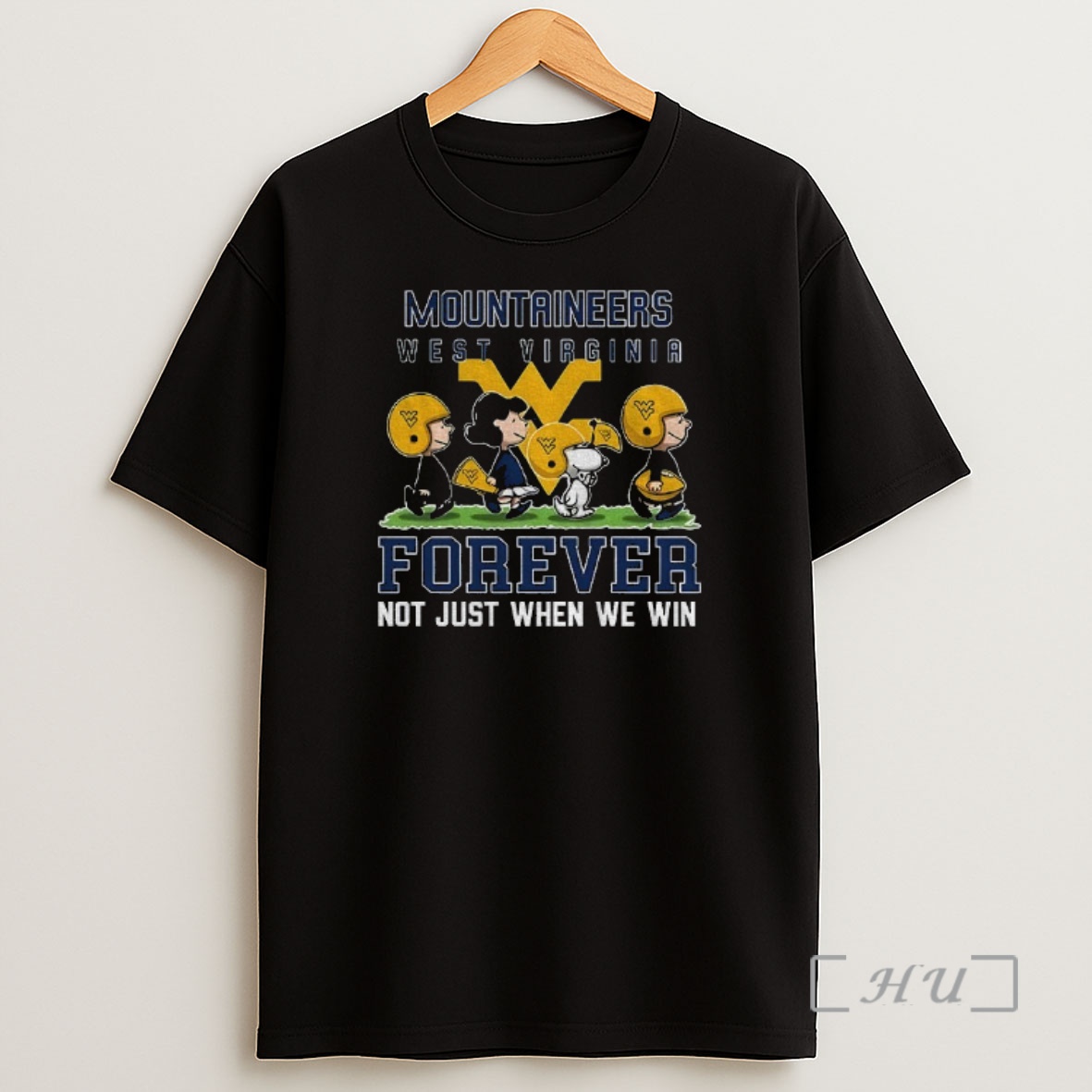 Officials Qsnoopy And Peanuts X West Virginia Mountaineers Football Forever Not Just When We Win Shirt Sweatshirt Tee