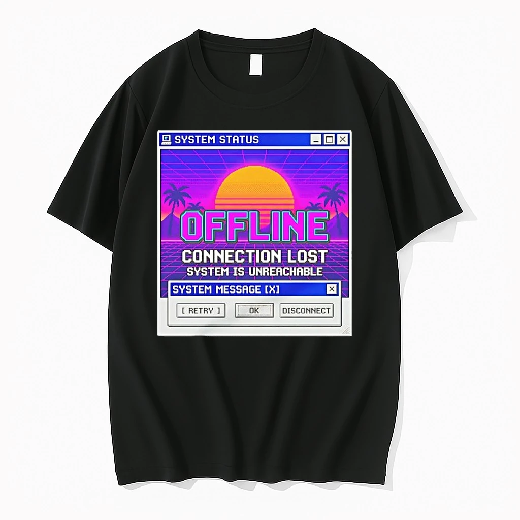 Offline Connection Lost System Is Unreachable Computer Shirts