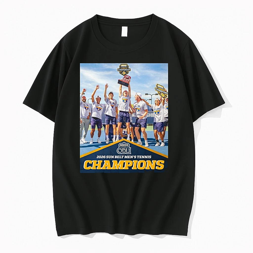 Old Dominion Mens Tennis 2026 Sun Belt Mens Tennis Champions Shirts