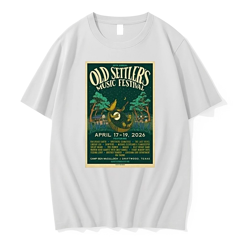 Old Settlers Music Festival Apr 17 19 2026 Camp Ben Mcculloch Shirts
