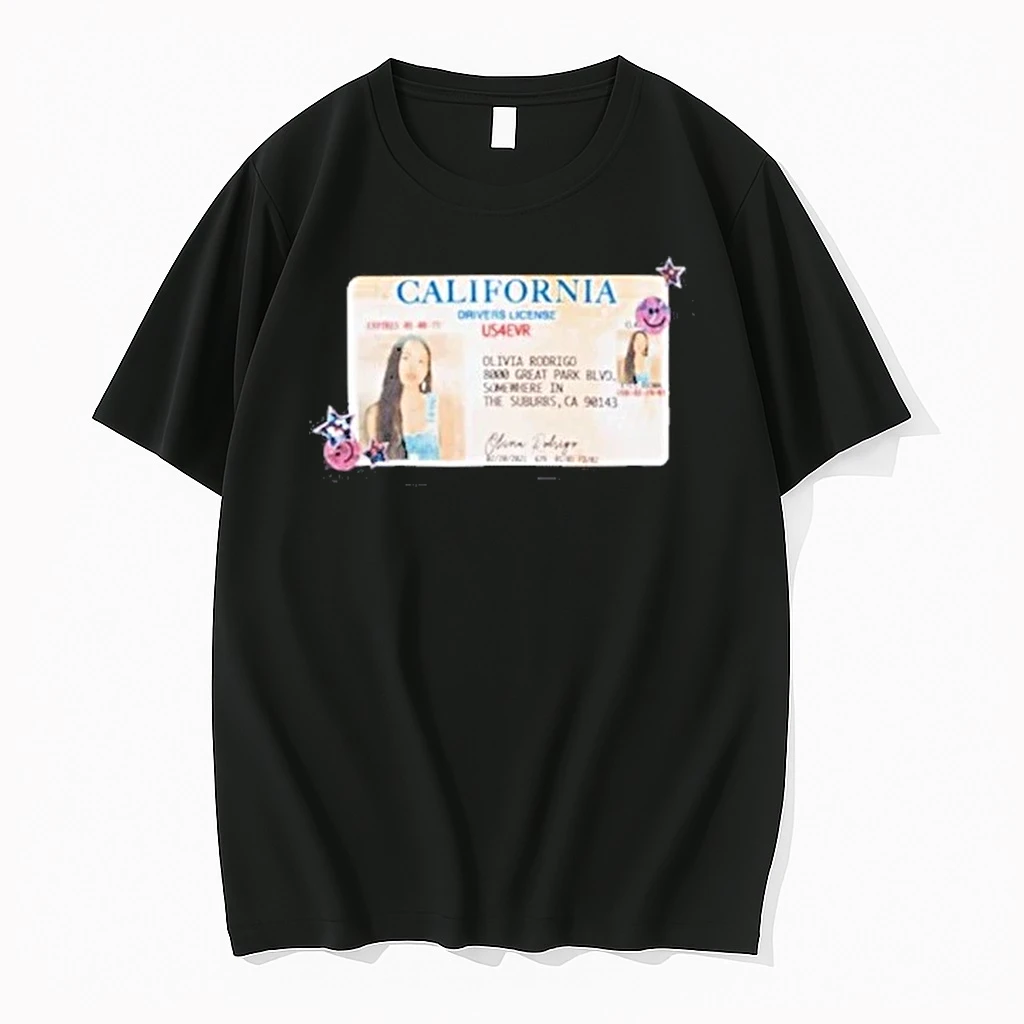 Olivia Rodrigo Drivers License 5 Year Anniversary Tour 2026 Shirts