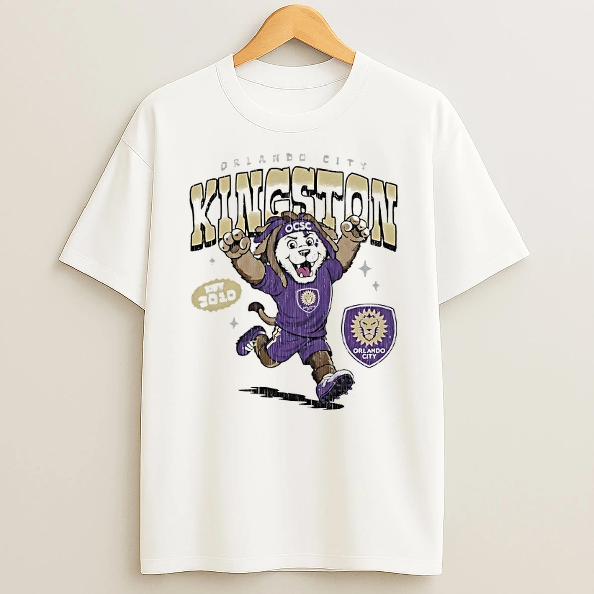 Orlando City Kingston Mascot Shirts