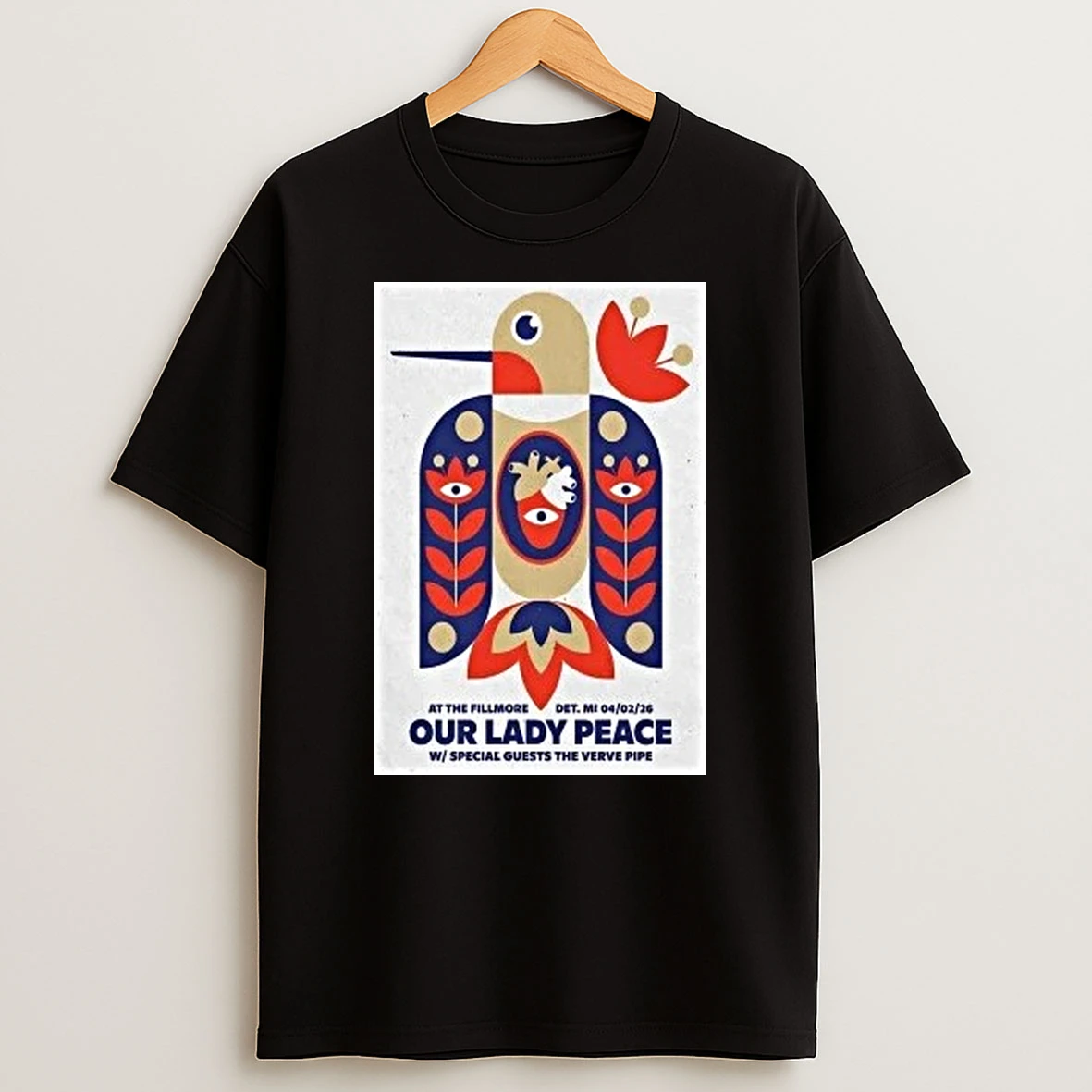 Our Lady Peace Tour Detroit Mi On Apr 2 2026 Shirts