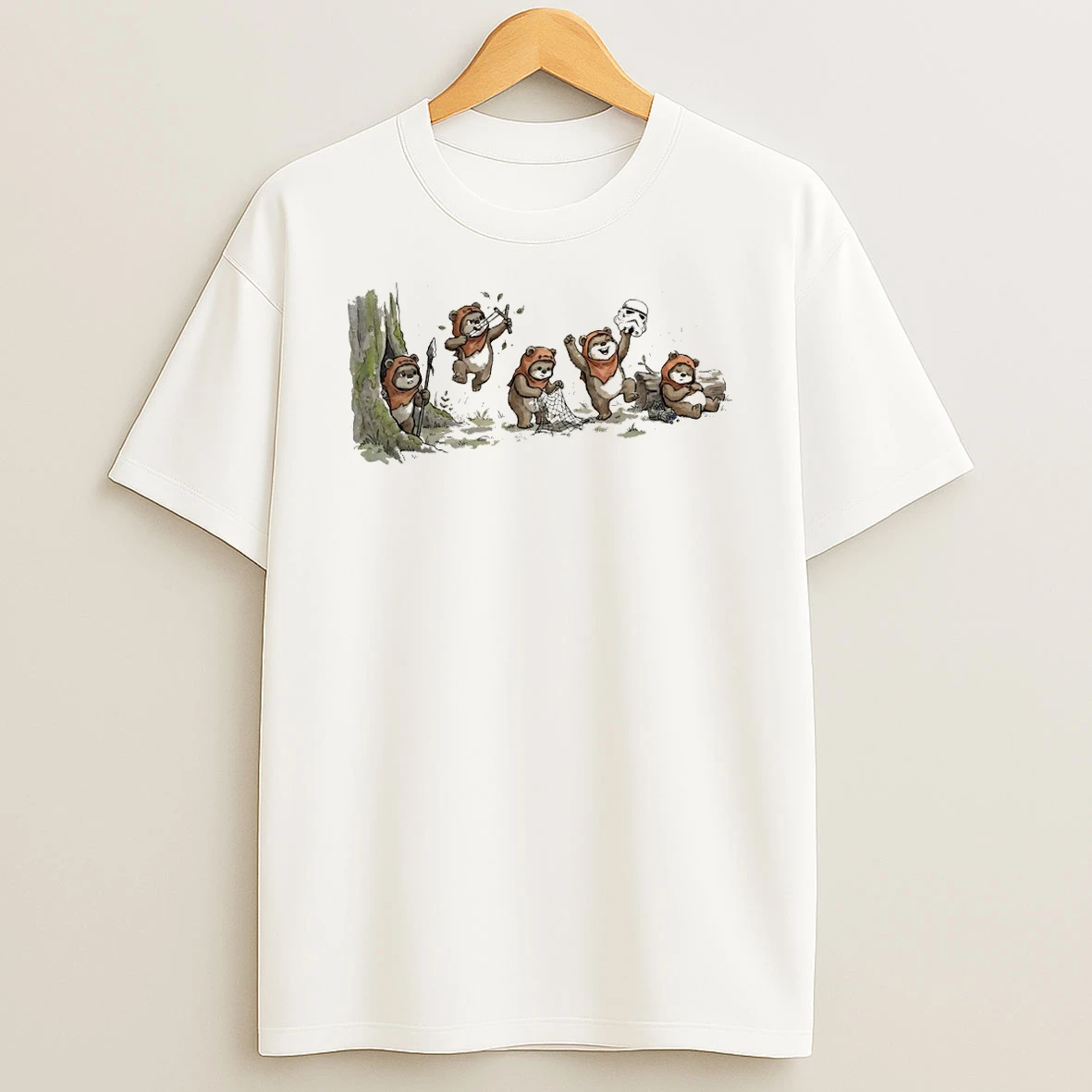 Panda Star Wars Ewok Perfect For Galaxys Edge Trips Shirts