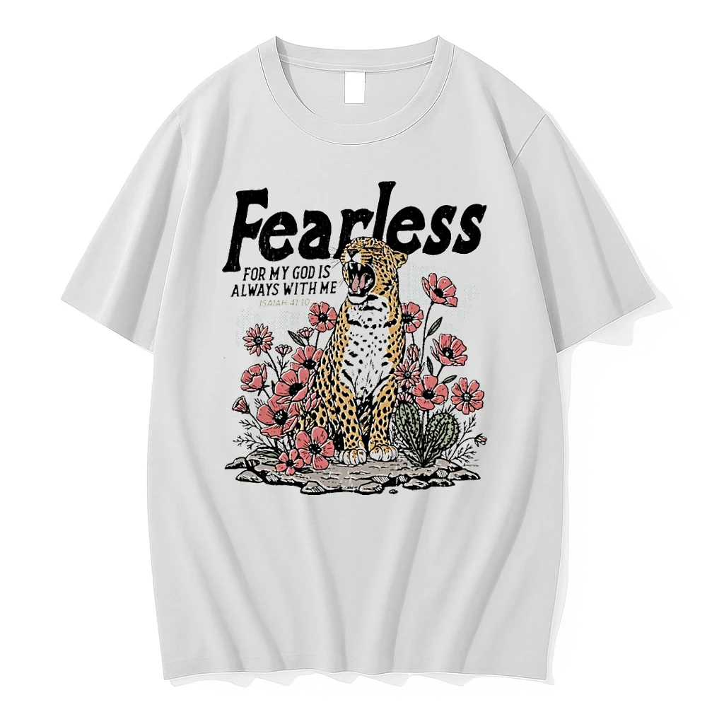 Panther Fearless For My God Is Always With Me Isaiah 41 10 Shirts