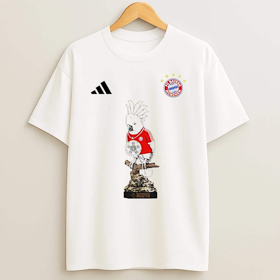 Parrot Bayern Munich Fc Celebration Deutscher Meister German Champions Shirts