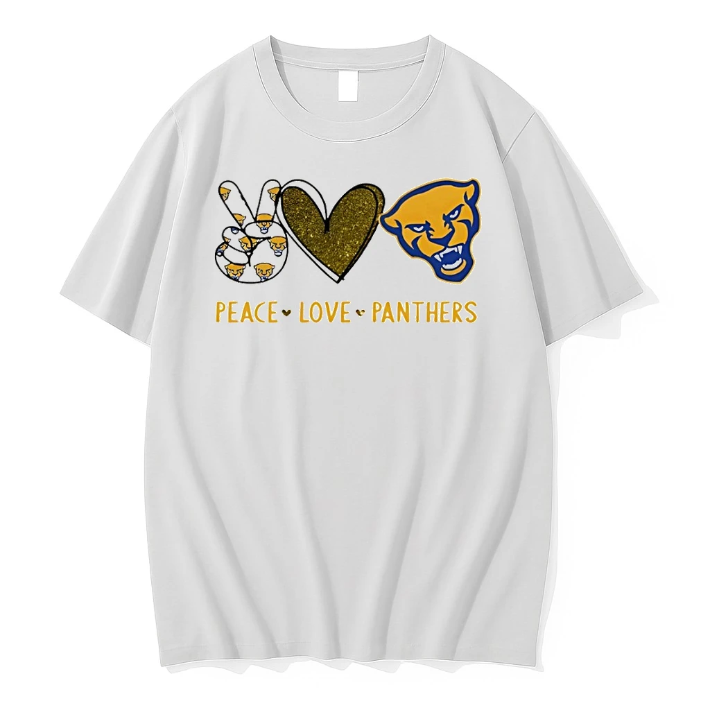 Peace Love Pittsburgh Panthers Logo Shirts