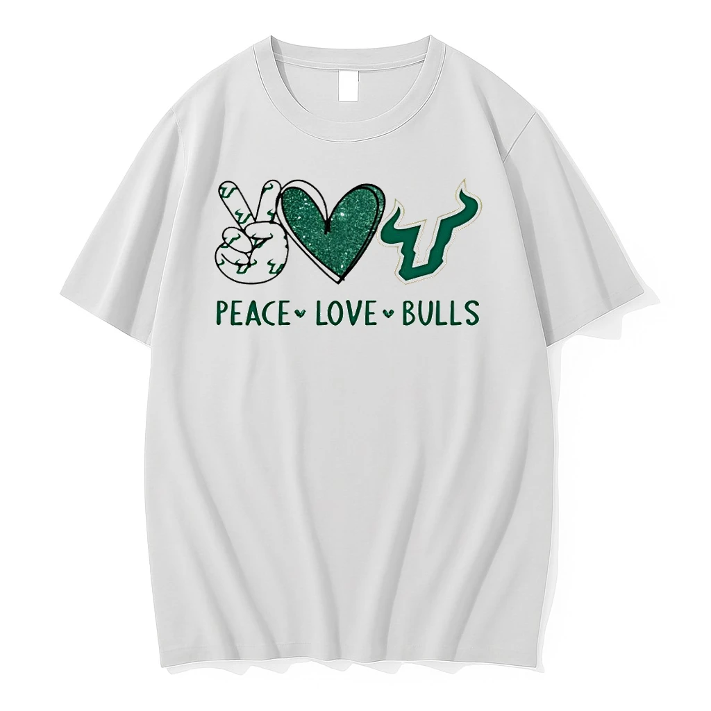 Peace Love South Florida Bulls Logo Shirts
